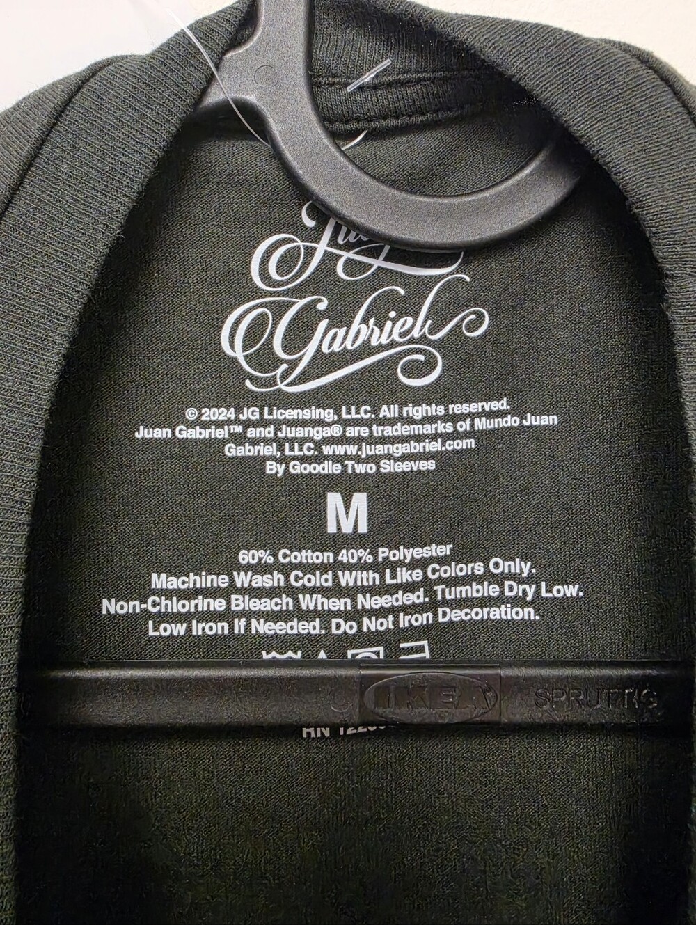 Juan Gabriel Graphic Tee Black M - Picture 5 of 7